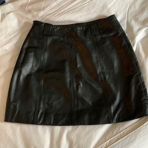 Vintage leather mini skirt XS/S 🔥